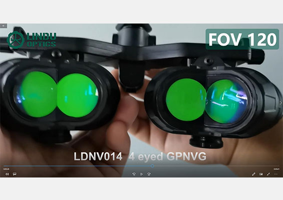 Lindu night vision LDNV014 4 eye GPNVG 18 plus better than l3 eotech ground panoramic night vision goggles